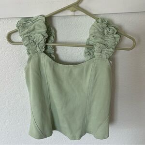 Anthropologie Women's Medium Cropped Blouse